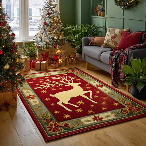 Reindeer Light Area Rug NCU0DK11001