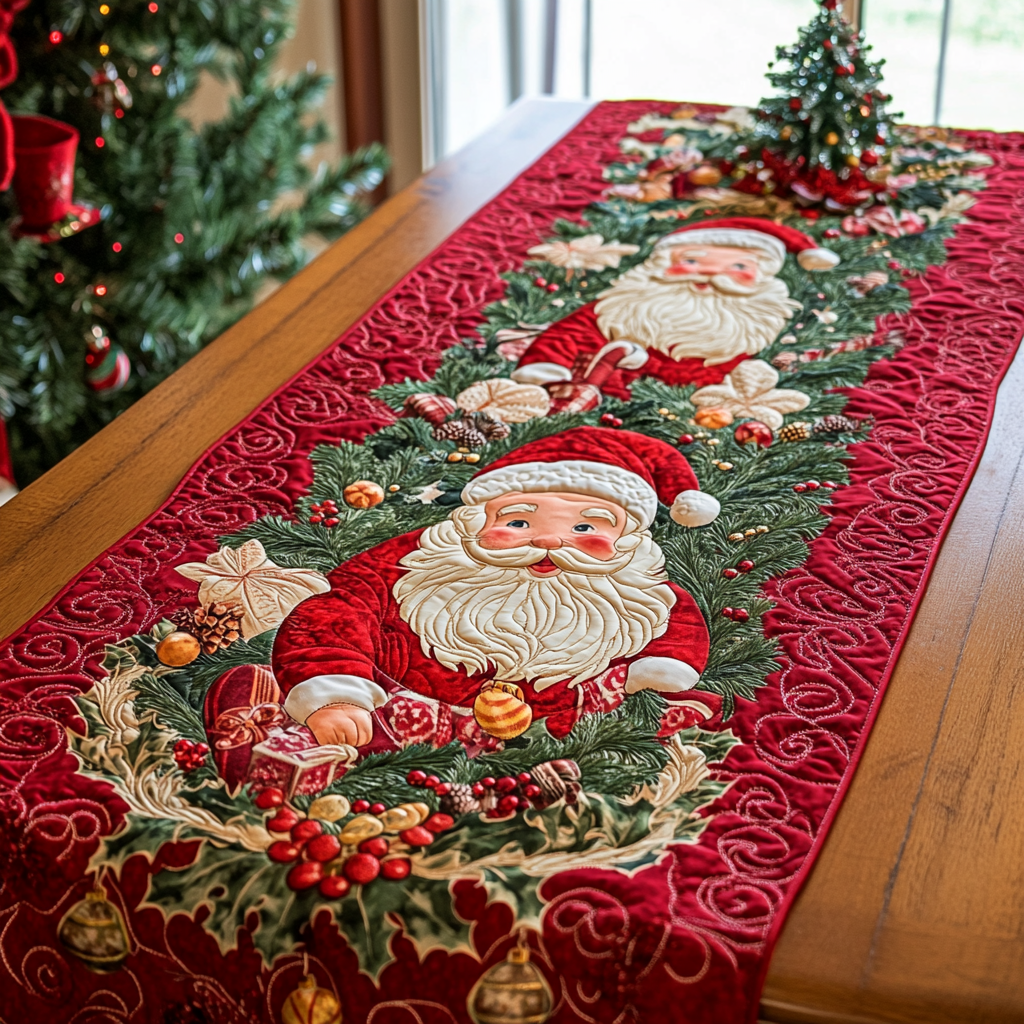 Reindeer Retreat Quilted Table Runner NCU0DK1289