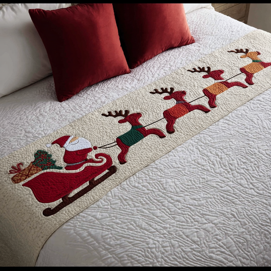 Reindeer Spirit Quilted Bed Runner NCU0DK10011