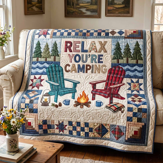 Relax Camping Quilted Blanket NCU0XD2874