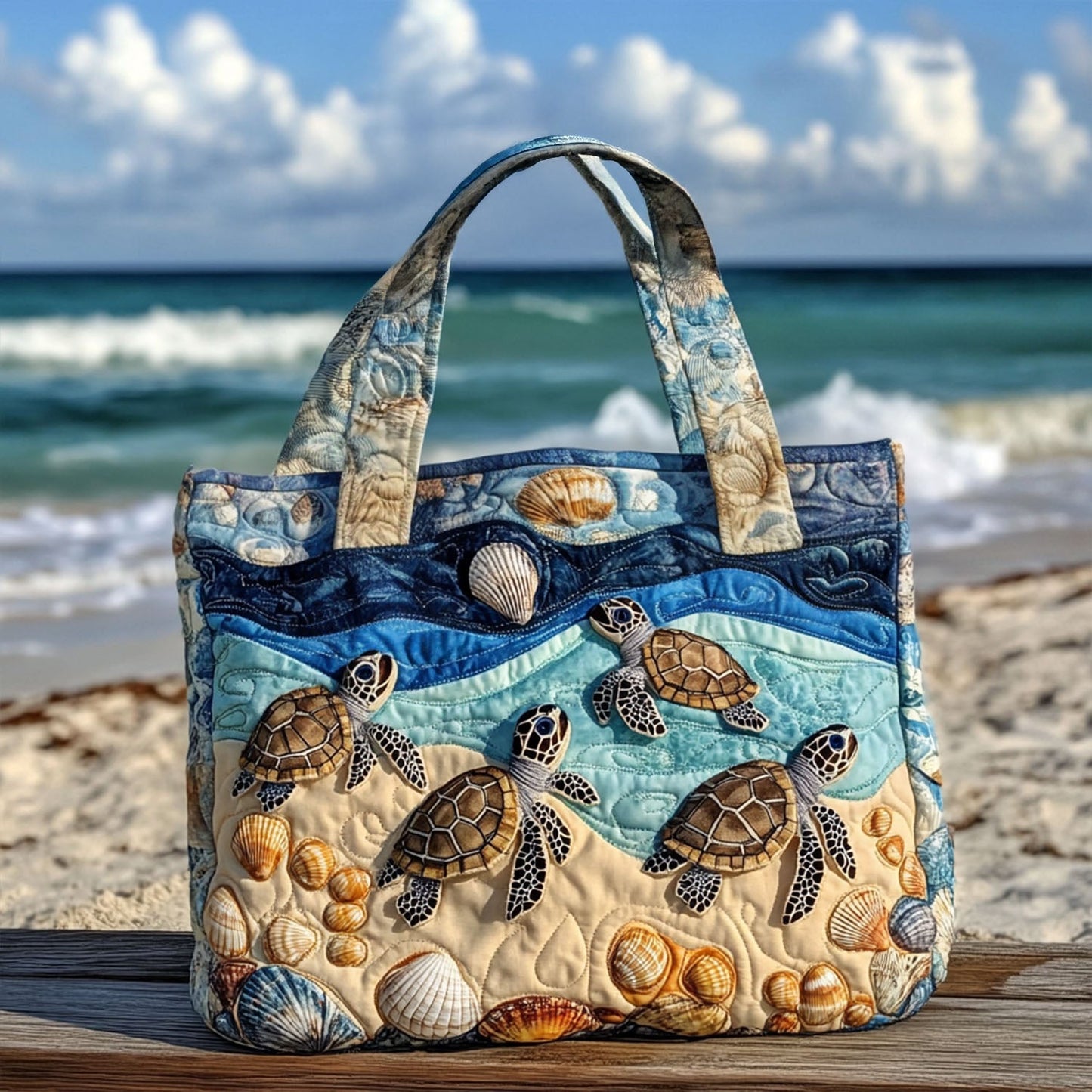 Reptile Retreat Quilted Tote Bag NCU0PT7998