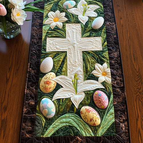 Resurrection Glory Quilted Table Runner NCU0PT4922