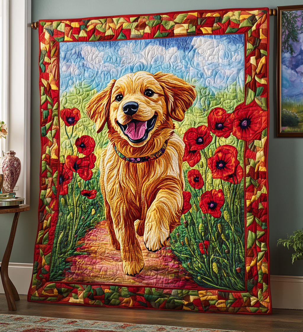 Retriever Haven Quilted Blanket NCU0PT360