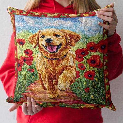 Retriever Haven Quilted Pillow Case NCU0PT413