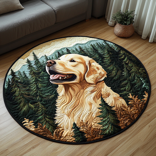 Retriever Magic Quilted Round Mat NCU0DV5510