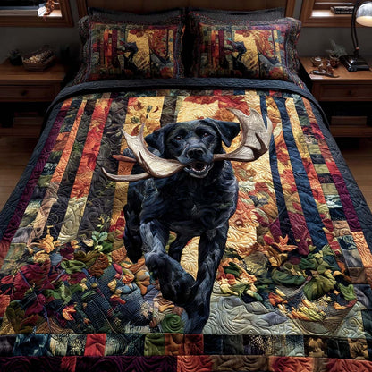 Retriever Trail 3-Piece Quilted Bedding Set NCU0NT11512
