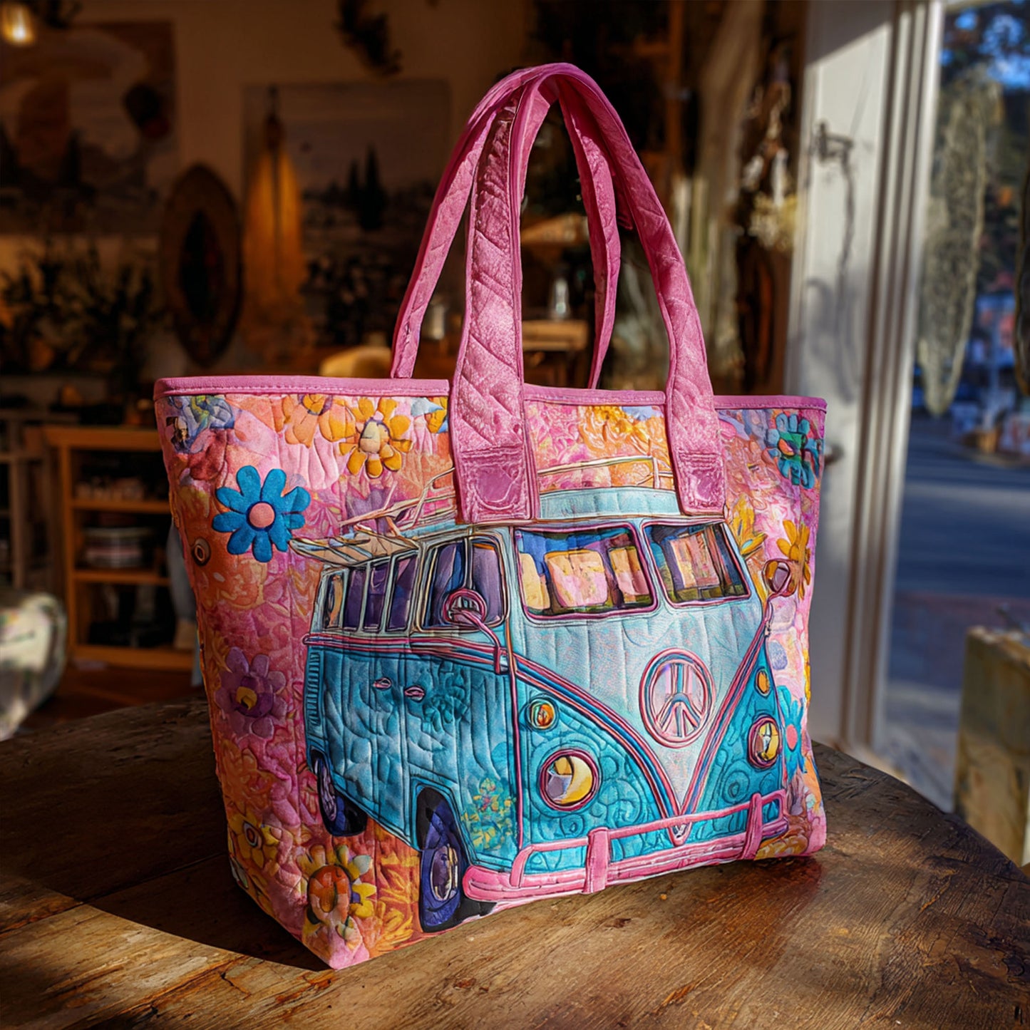 Retro Breeze V2 Quilted Tote Bag NCU0PT8953