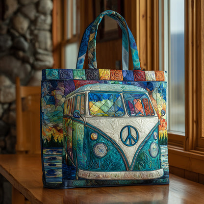 Retro Motion V2 Quilted Tote Bag NCU0PT8926