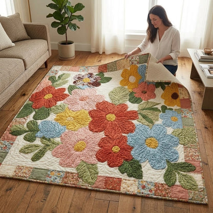 Retro Daisy Area Rug NCU0VL3405