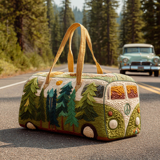 Retro Road Quilted Duffle Bag NCU0DV7523