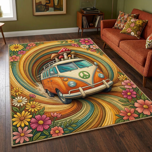 Retro Roadtrip Area Rug NCU0NT12489