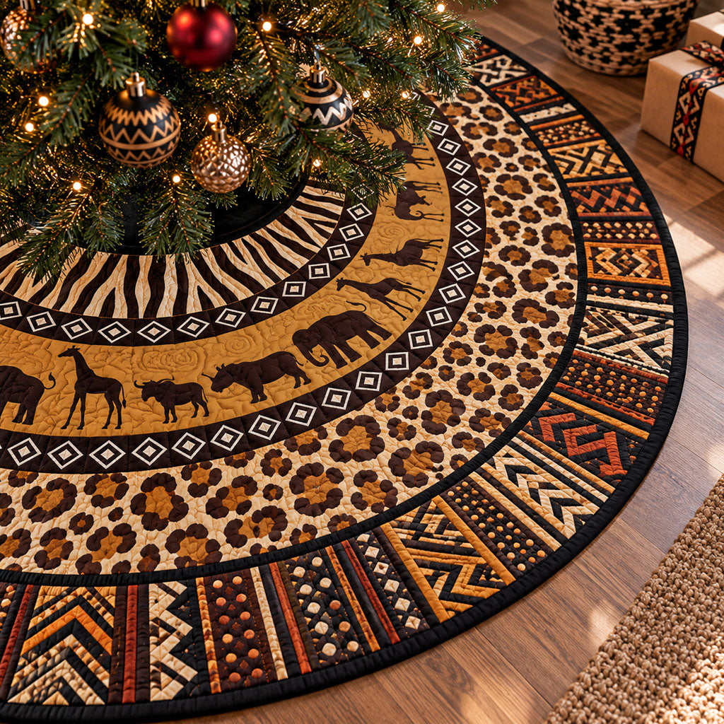 Rhythm of Heritage Christmas Quilted Tree Skirt NCU0PT12090