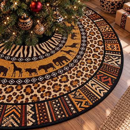 Rhythm of Heritage Christmas Quilted Tree Skirt NCU0PT12090