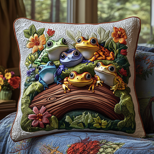 Ribbit Radiance Quilted Pillow Case NCU0DV3344