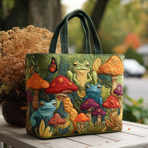 Ribbit Rhythm Quilted Tote Bag NCU0PT8792