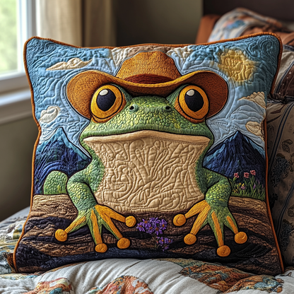 Ribbit Rodeo Quilted Pillow Case NCU0DV5638