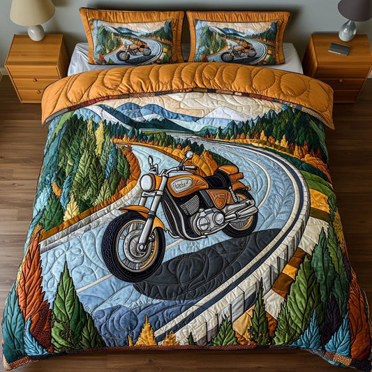 Ride Through the Rockies 3-Piece Quilted Bedding Set NCU0PT5708