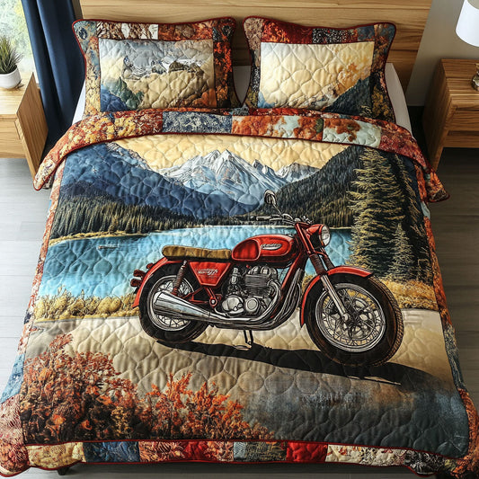 Ride into the Sunset 3-Piece Quilted Bedding Set NCU0PT5707