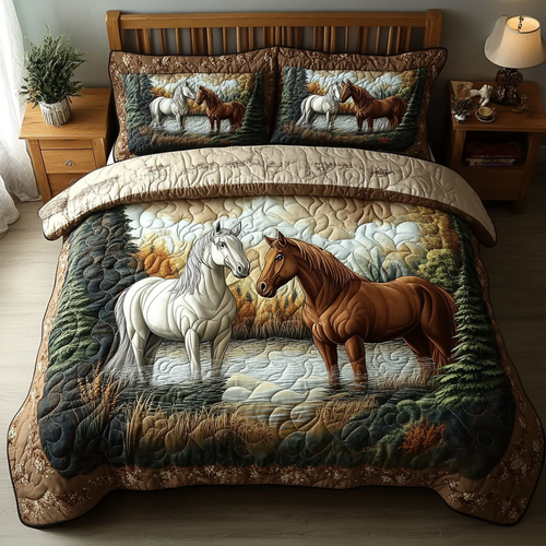 Rider Dream 3-Piece Quilted Bedding Set NCU0DK7304