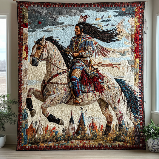 Riding with the Wind Quilted Blanket NCU0DV3902