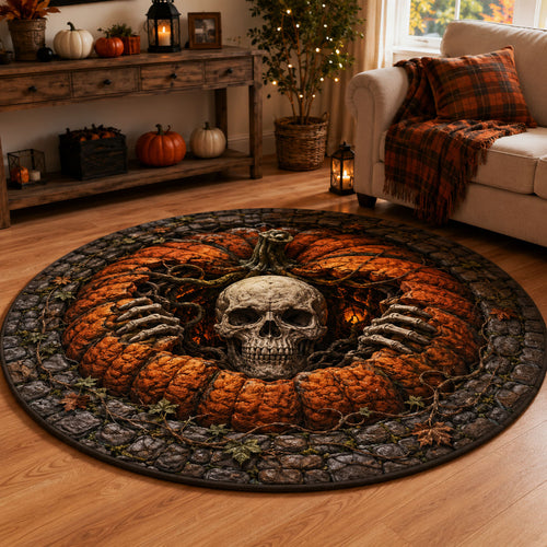 Risen Bones Quilted Round Mat NCU0TD2886