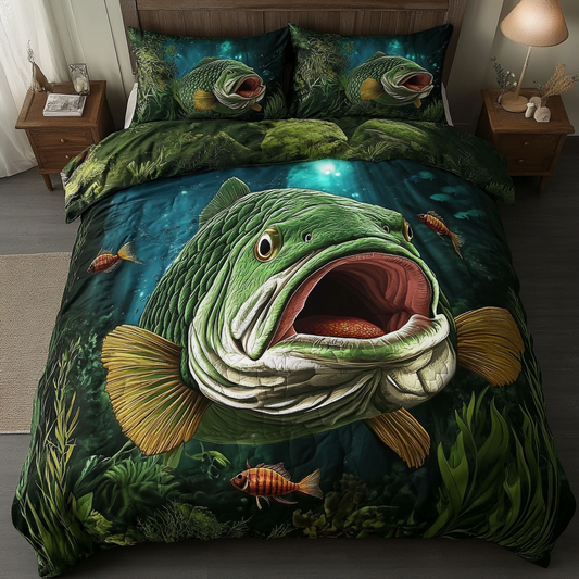River Dream 3-Piece Quilted Bedding Set NCU0DK6521