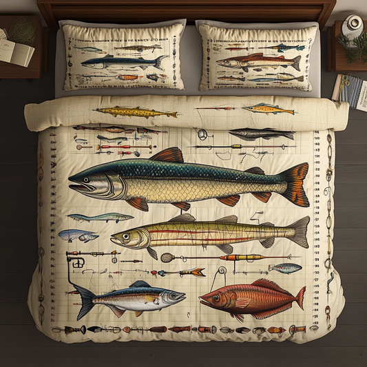 River Hunt 3-Piece Quilted Bedding Set NCU0VL2267