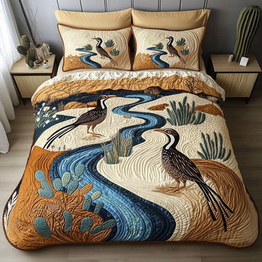 River Patrol 3-Piece Quilted Bedding Set NCU0NT7141