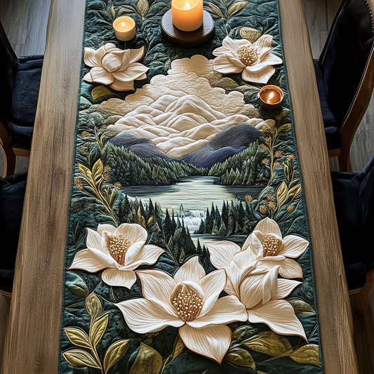 River Petal Quilted Table Runner NCU0VH4729