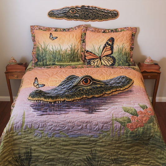 Riverbed Giant 3-Piece Quilted Bedding Set NCU0PT6633