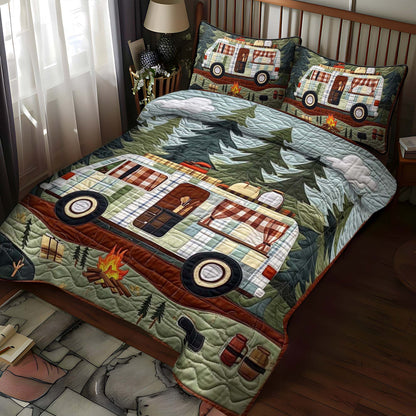 Riverbend Camp 3-Piece Quilted Bedding Set NCU0NT651