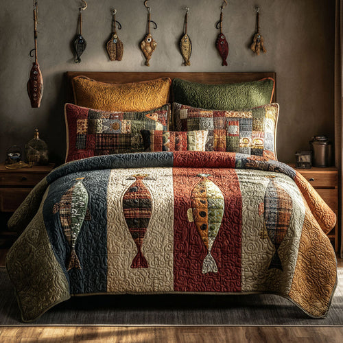 Riverkeeper 3-Piece Quilted Bedding Set NCU0PT11132