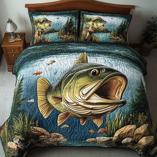 Riverside Retreat 3-Piece Quilted Bedding Set NCU0PT6924
