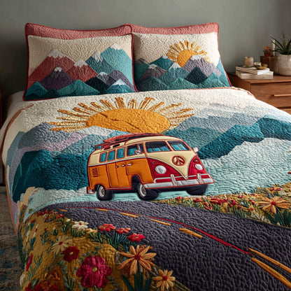 Road Trip 3-Piece Quilted Bedding Set NCU0DK12076
