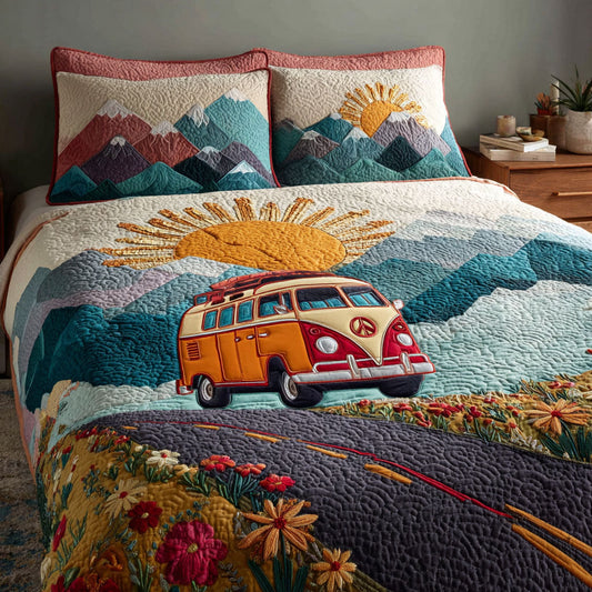 Road Trip 3-Piece Quilted Bedding Set NCU0DK12076