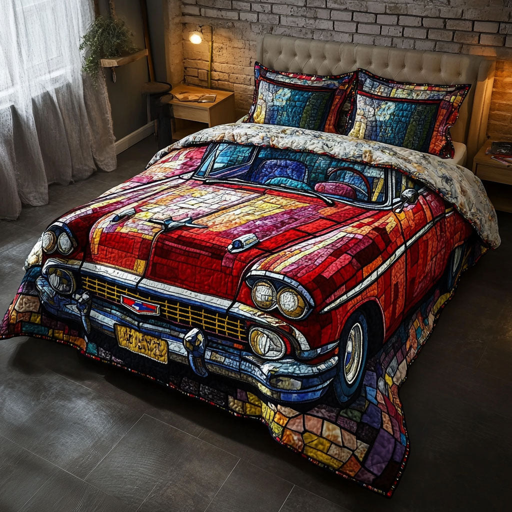 Road Trip Dreams 3-Piece Quilted Bedding Set NCU0PT5487
