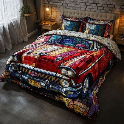 Road Trip Dreams 3-Piece Quilted Bedding Set NCU0PT5487