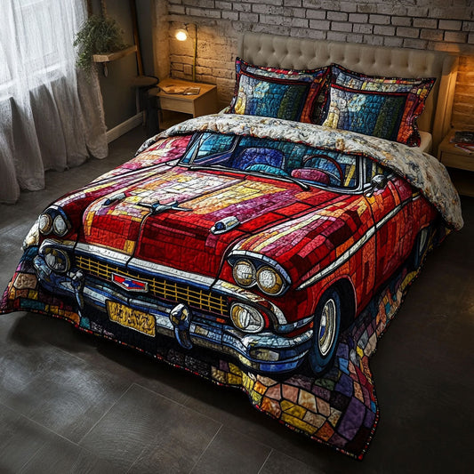Road Trip Dreams 3-Piece Quilted Bedding Set NCU0PT5487
