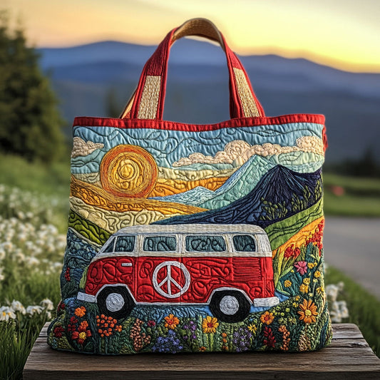 Road Trip Radiance Quilted Tote Bag NCU0PT8234