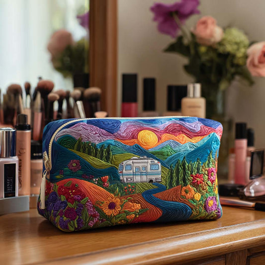 Road of Colors Quilted Makeup Bag NCU0PT9477