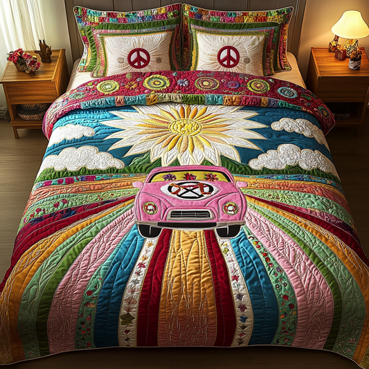 Road to Harmony 3-Piece Quilted Bedding Set NCU0DK4351