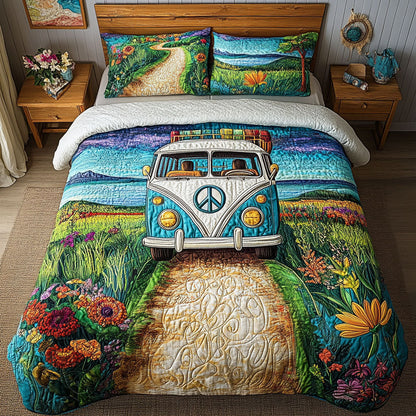 Road to Paradise 3-Piece Quilted Bedding Set NCU0PT4388