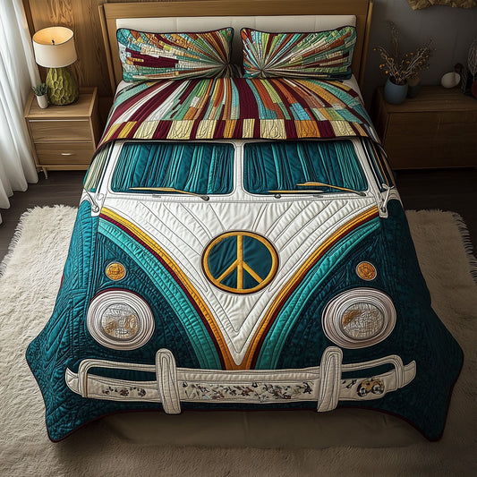 Road to Serenity 3-Piece Quilted Bedding Set NCU0PT3729