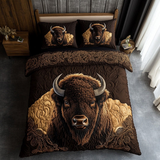 Roaming Spirit 3-Piece Quilted Bedding Set NCU0DV7421