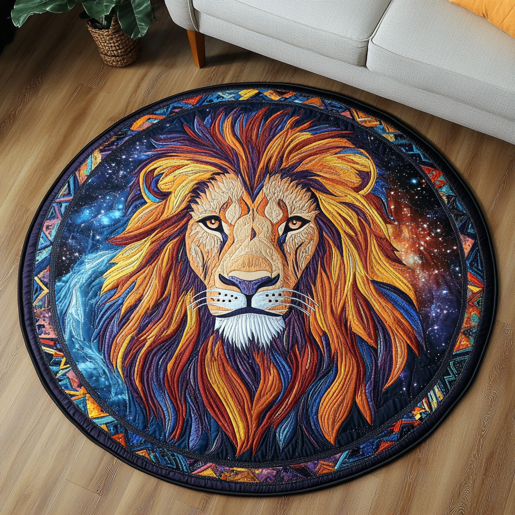 Roaring Spirit Quilted Round Mat NCU0DK5535