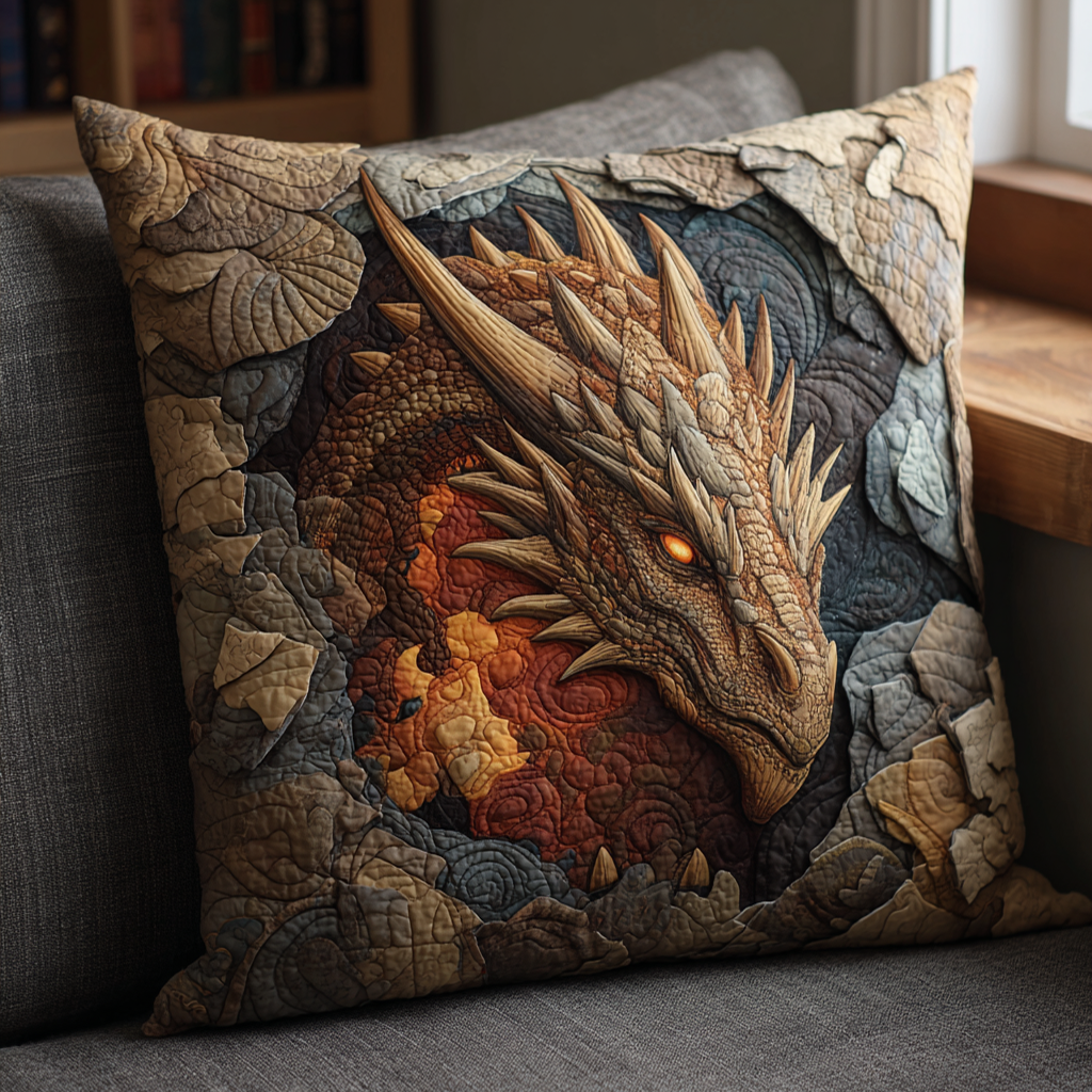 Rock Beast Quilted Pillow Case NCU0NT10258