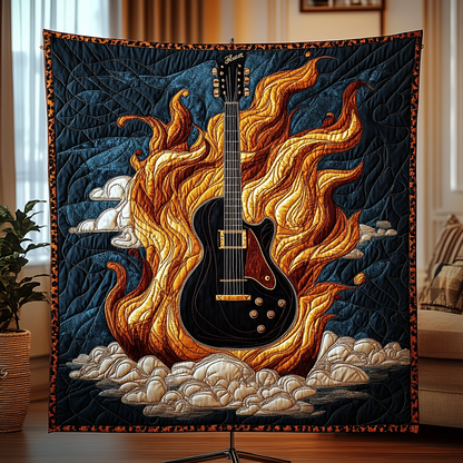 Rock Inferno Quilted Blanket NCU0VH576