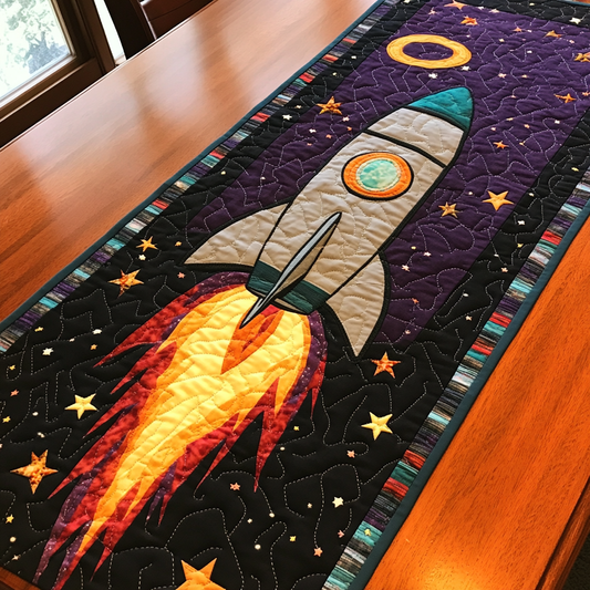 Rocket Blaze Quilted Table Runner NCU0DK7730