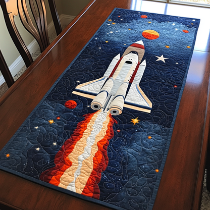 Rocket Voyage Quilted Table Runner NCU0DK7728