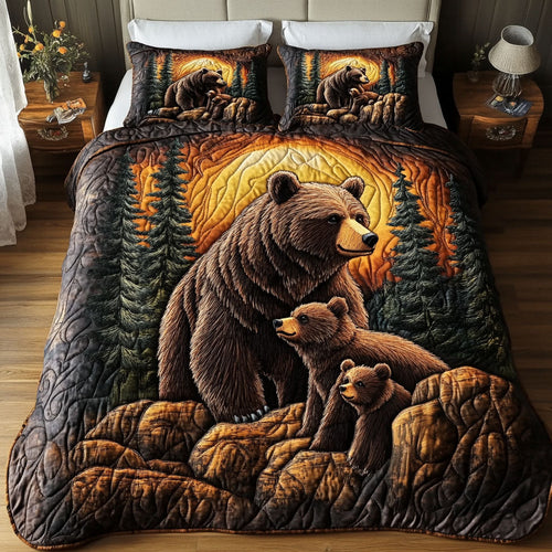 Rocky Heights 3-Piece Quilted Bedding Set NCU0NT5371
